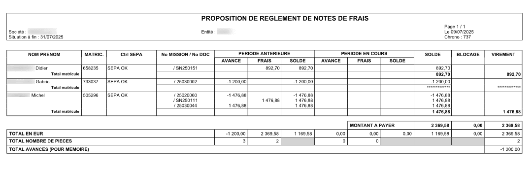 Règlement notes de frais ERP HexaOpale Règlement notes de frais ERP HexaOpale